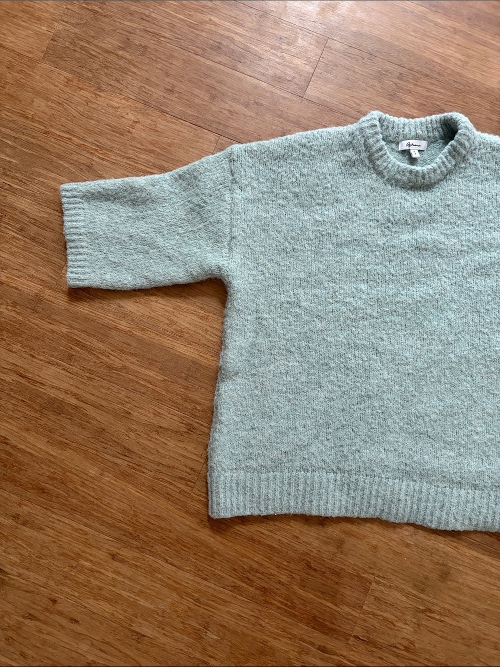 Reitmans Elbow-Sleeve Crew-Neck Loose Sweater, sz S - Picture 6 of 8